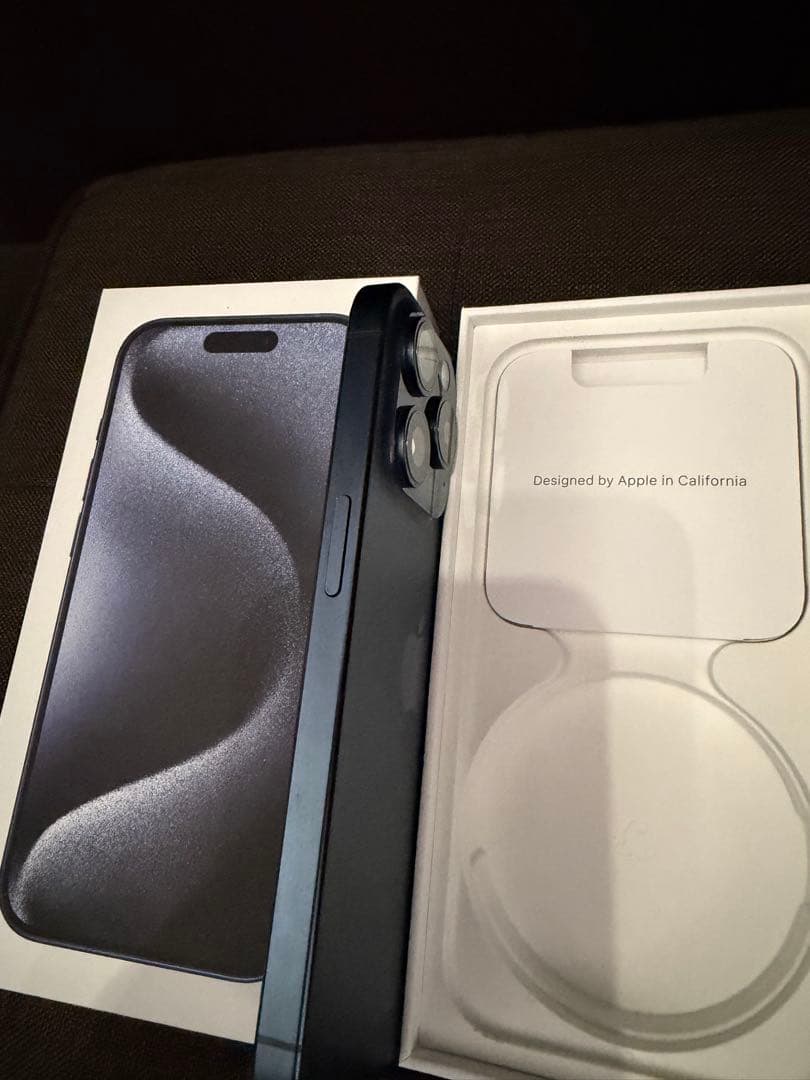 iphone15 pro 256GB ブルーチタニウム