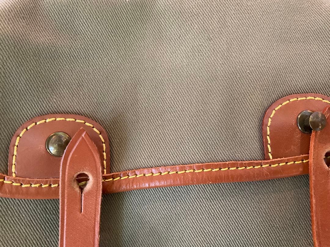 ブレリーオリーブグリーン キャンバス ショルダーバッグ