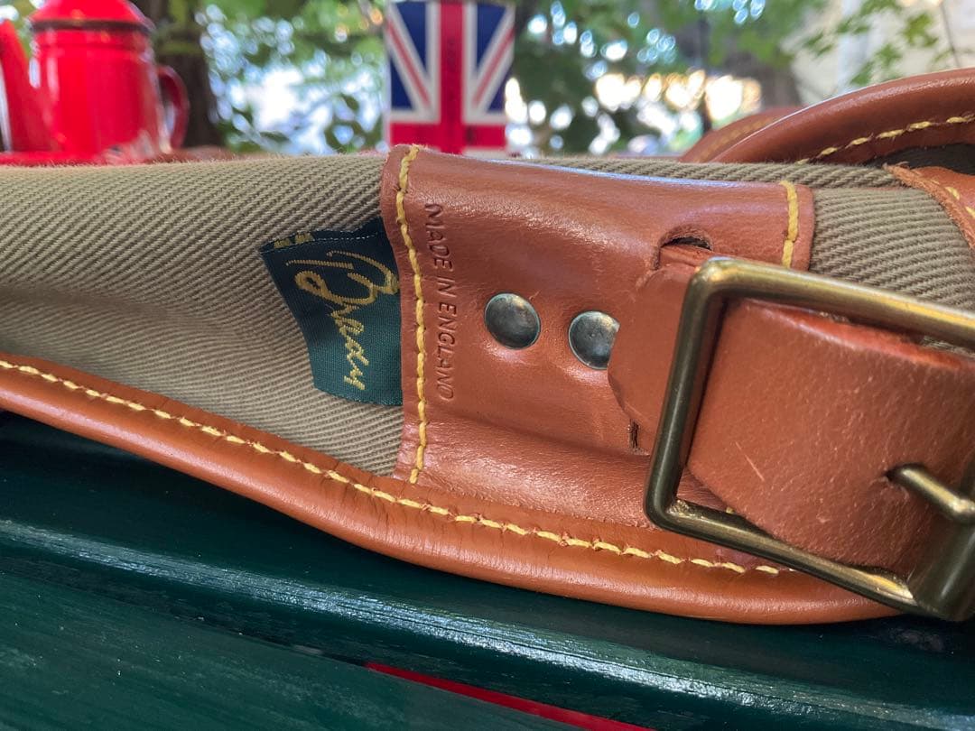 ブレリーオリーブグリーン キャンバス ショルダーバッグ