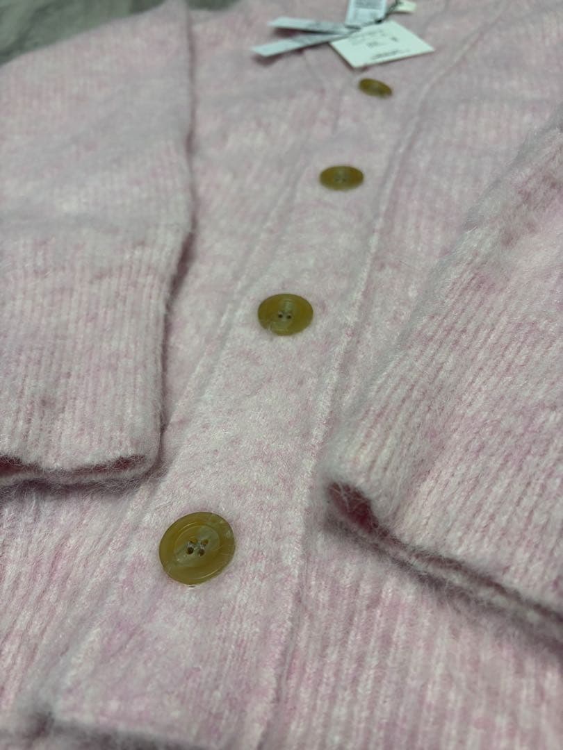 ※期間限定出品※タグ付き新品未使用★シャギーアルパカ Vネックカーディガン