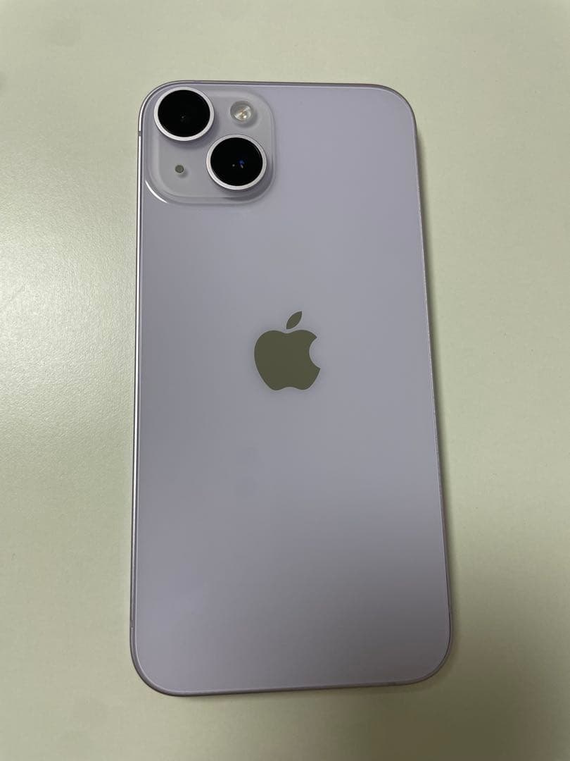 【美品】Apple iPhone 14 本体 iPhone14 パープル