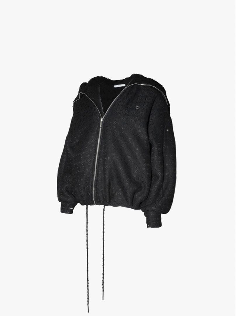 トップス theredthread S ring asymmetry hoodielace