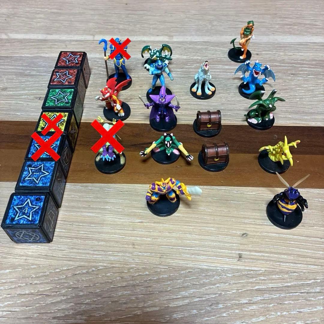 遊戯王ダンジョンダイスモンスターズ まとめ売り フィギュア ダイス カード
