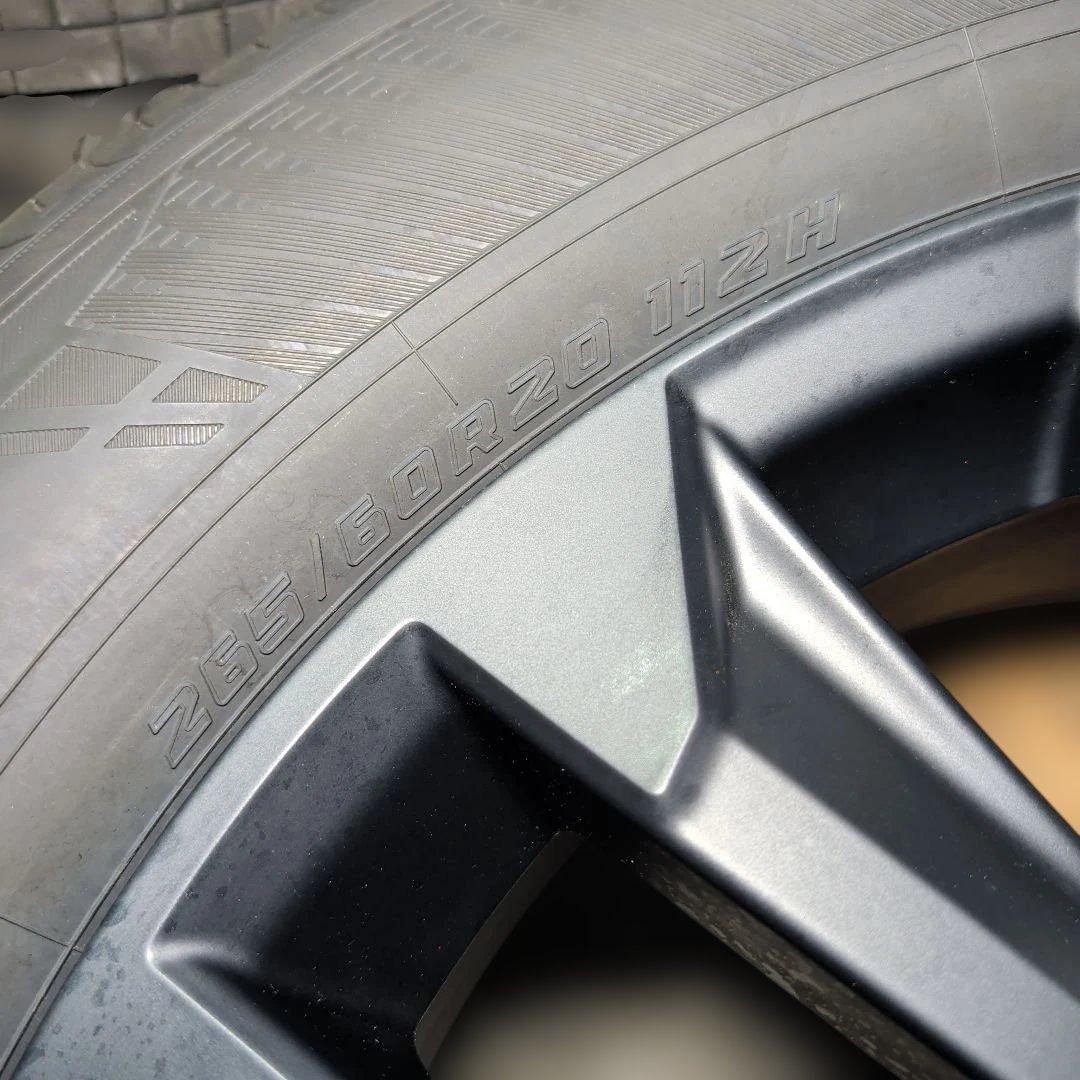 新車外し ランクル250ZX 20インチ 純正アルミ＆ヨコハマタイヤ4本セット