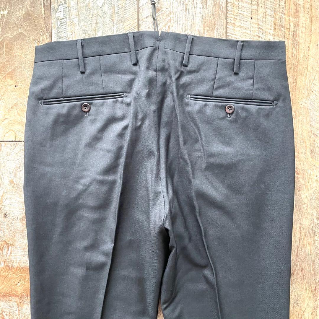 【美品】INCOTEX SUPER100'S ウール スラックス パンツ 48