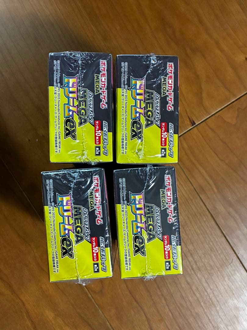 未開封　ポケモンカードゲーム　MEGAドリームex 4BOX