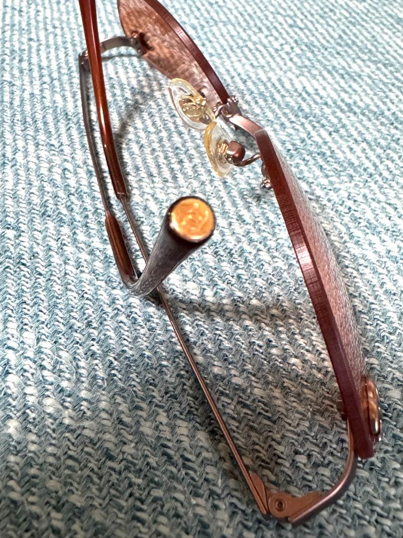 CHANEL サングラス✨ココマーク✨オレンジ　リムレス　ヴィンテージ　4003