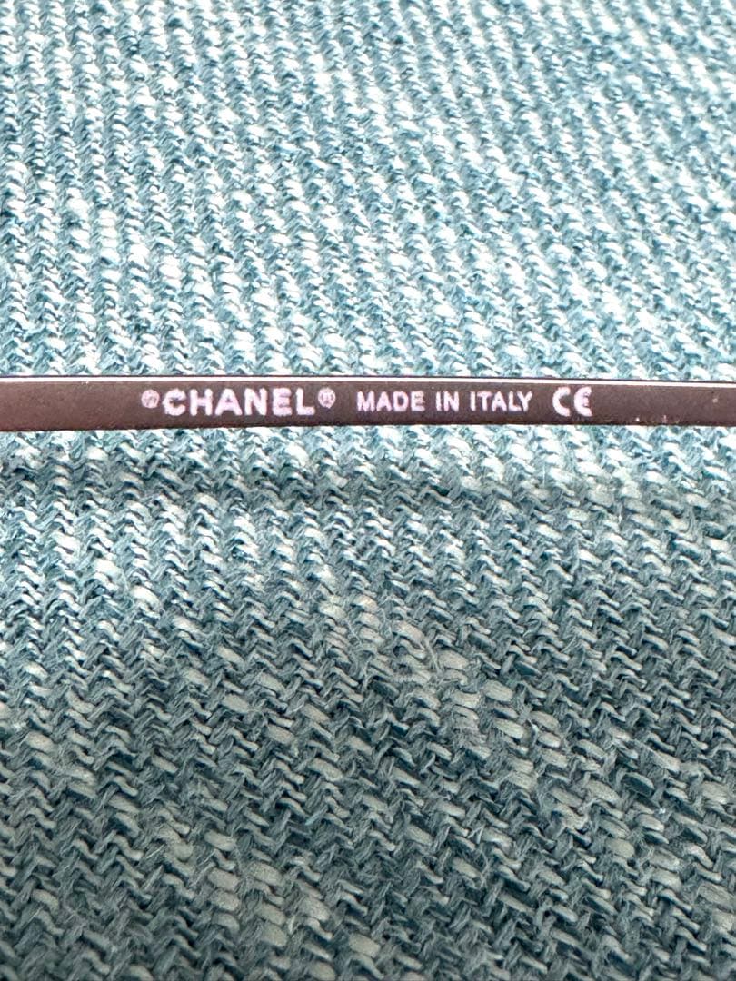 CHANEL サングラス✨ココマーク✨オレンジ　リムレス　ヴィンテージ　4003