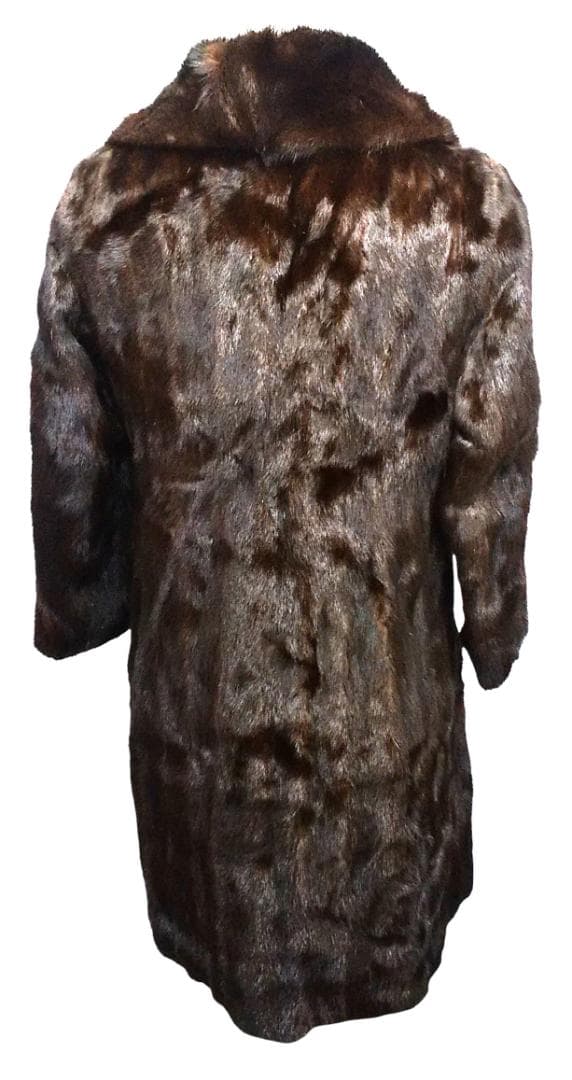 ROTINY　ロティニー　MINK　ミンク　毛皮 　ロングコート　ダークブラウン