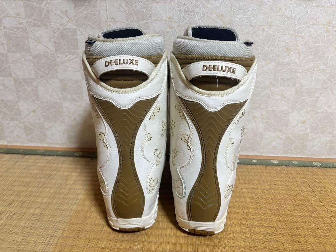 ディーラックス スノーボード ブーツ レディース BOA ホワイト　25cm