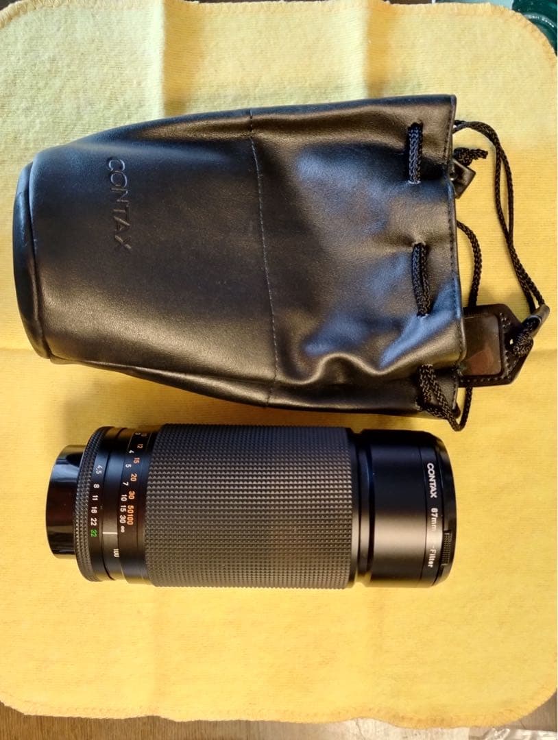 CONTAX 一眼レフ　カメラ　レンズ付き