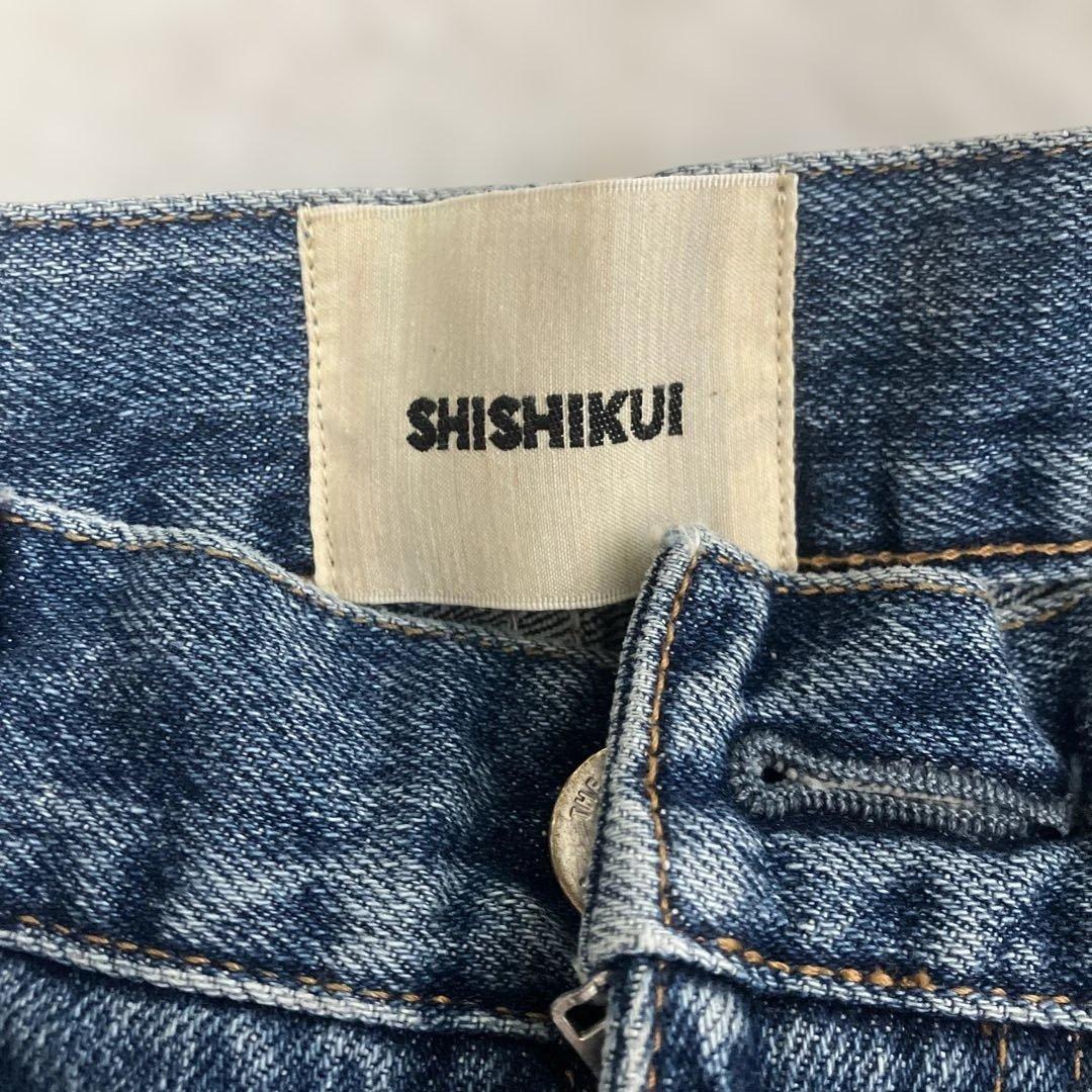パンツ SHISHIKUI short jean INDIGO