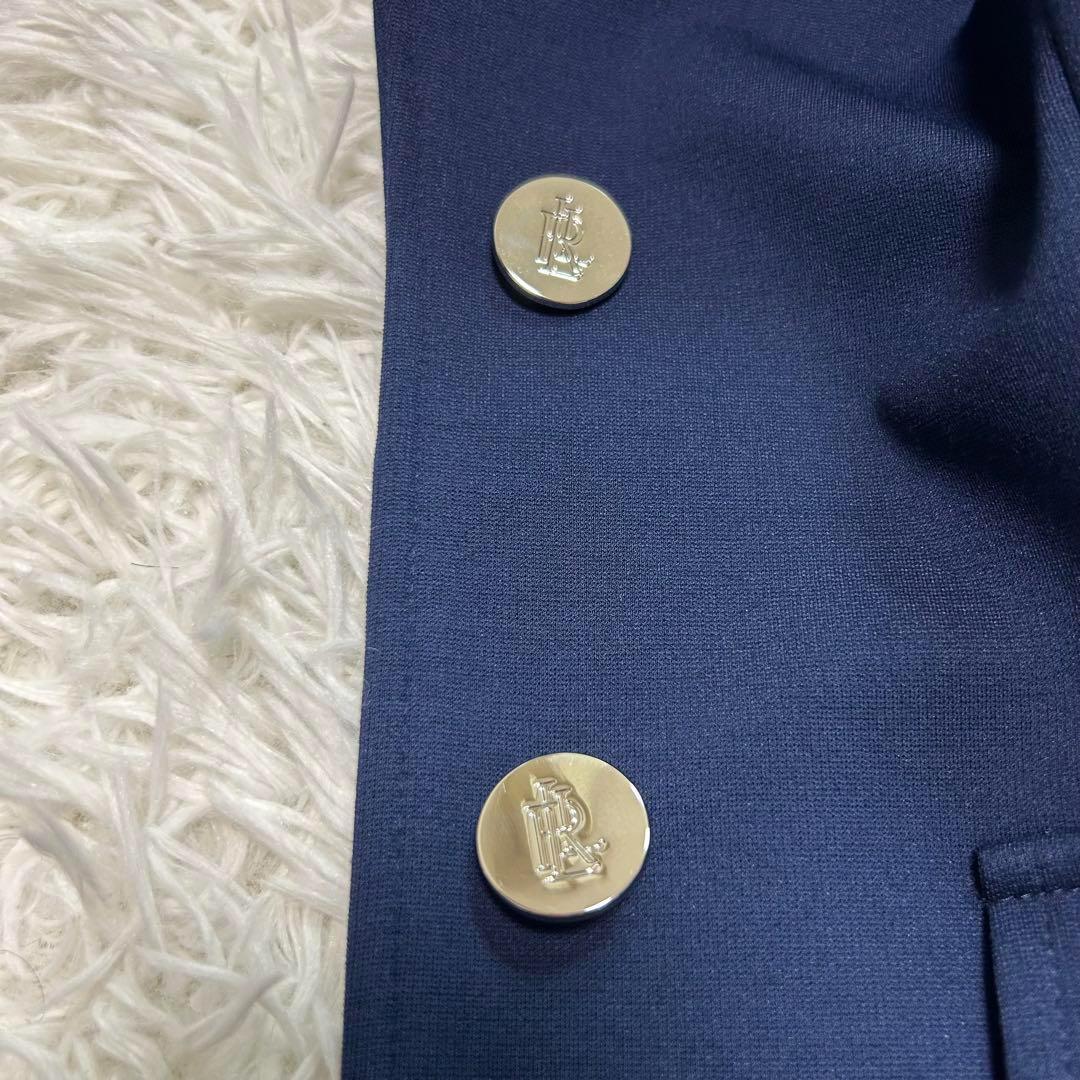 【新品・タグ付き】ローレンラルフローレン 紺ブレザー 銀ボタン ネイビー 2
