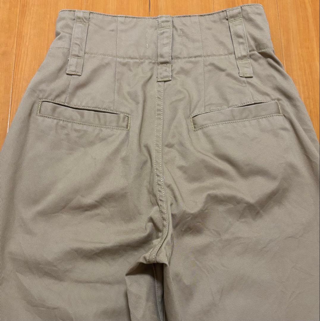 SeaRoomLynn ハイウエストLOOSEチノトラウザー