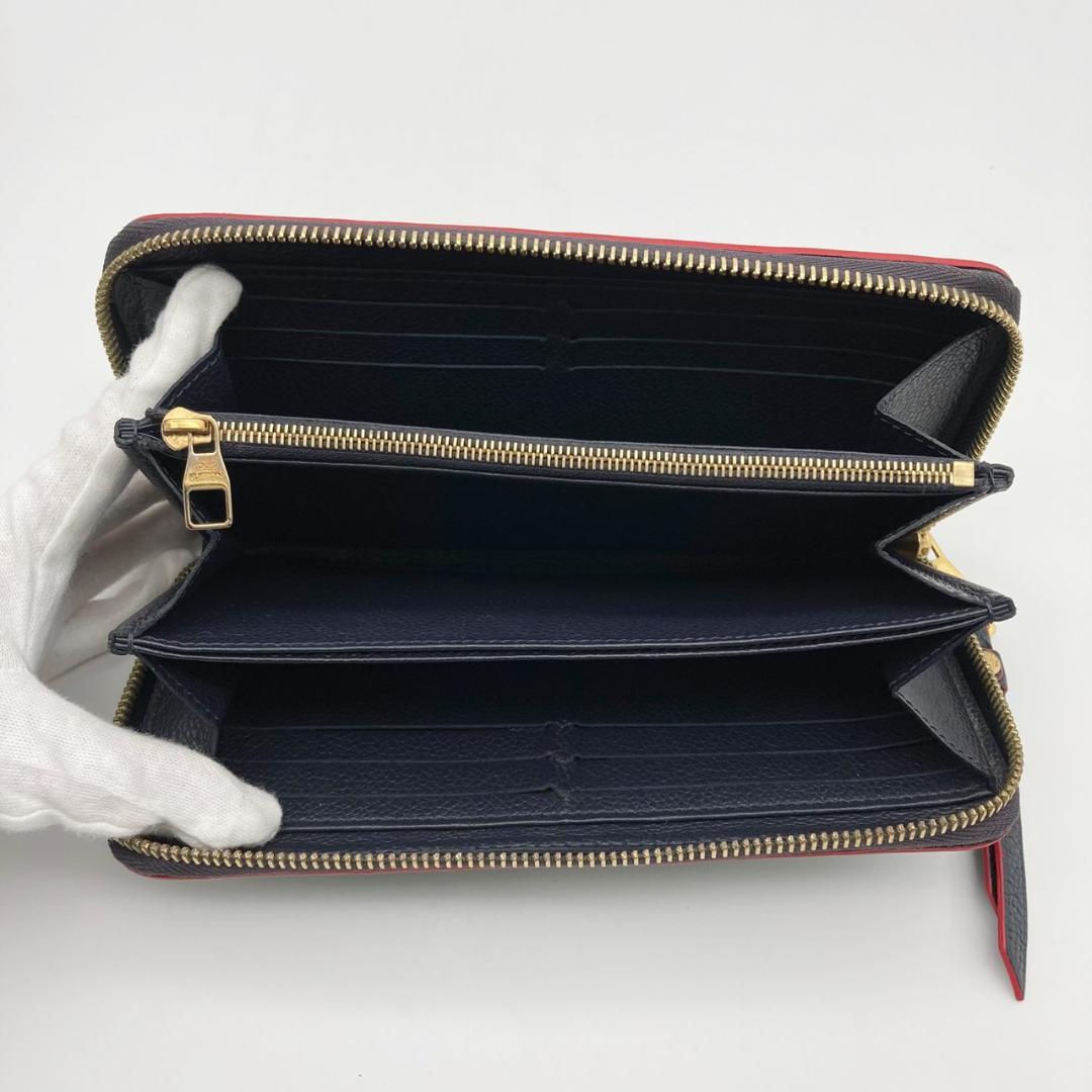 ルイヴィトン アンプラント ジッピーウォレット マリーヌルージュ　711