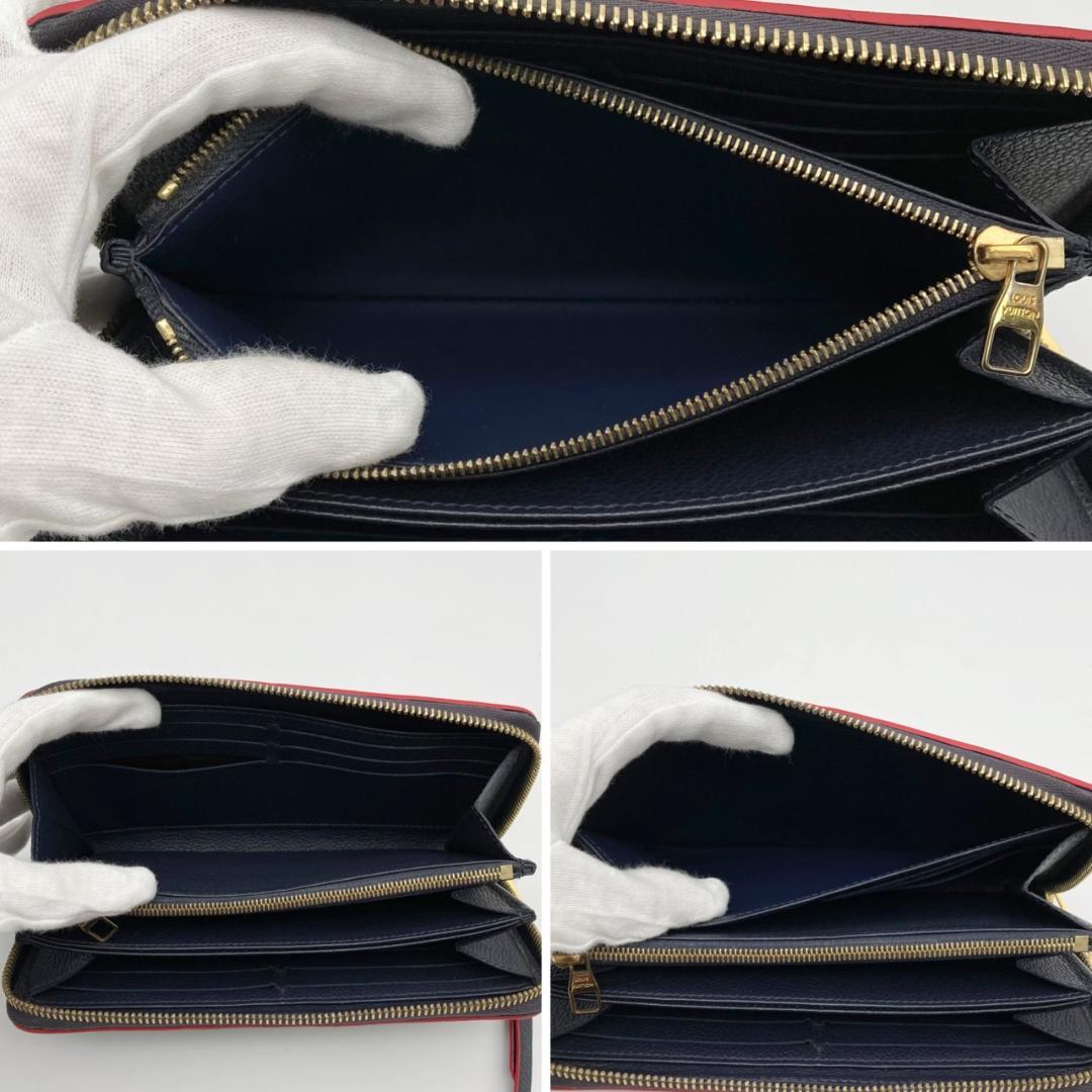 ルイヴィトン アンプラント ジッピーウォレット マリーヌルージュ　711