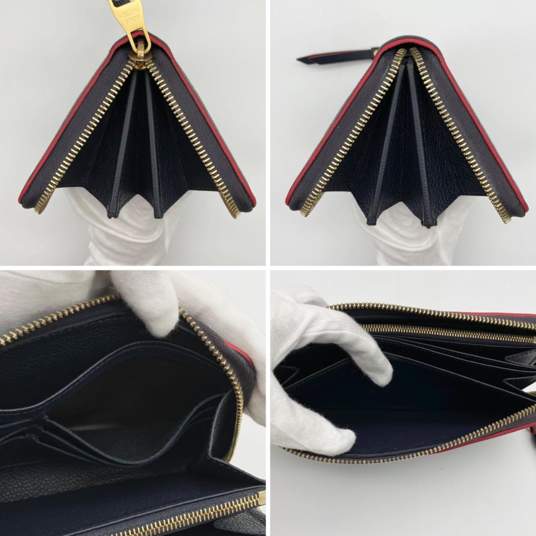 ルイヴィトン アンプラント ジッピーウォレット マリーヌルージュ　711