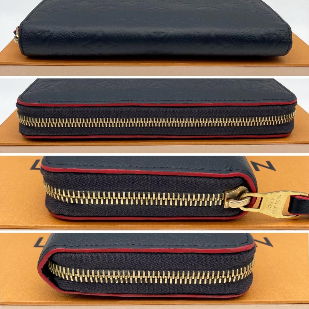 ルイヴィトン アンプラント ジッピーウォレット マリーヌルージュ　711