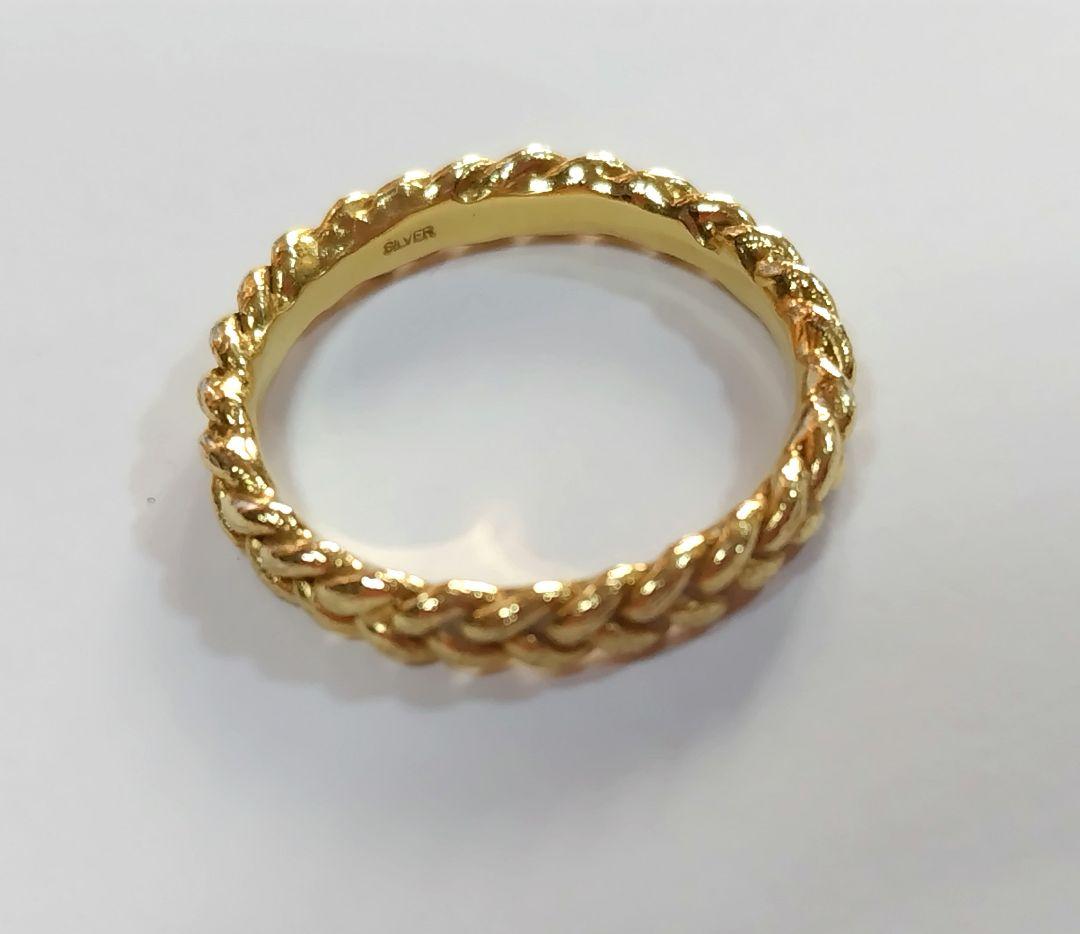 三つ編み ブレード リング