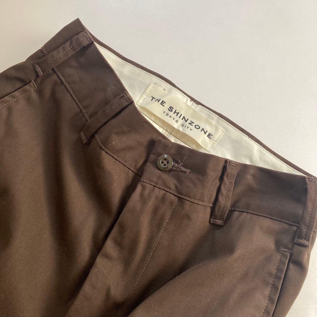 【kabonko】SHINZONE WASHEDHIGH WAISTチノ