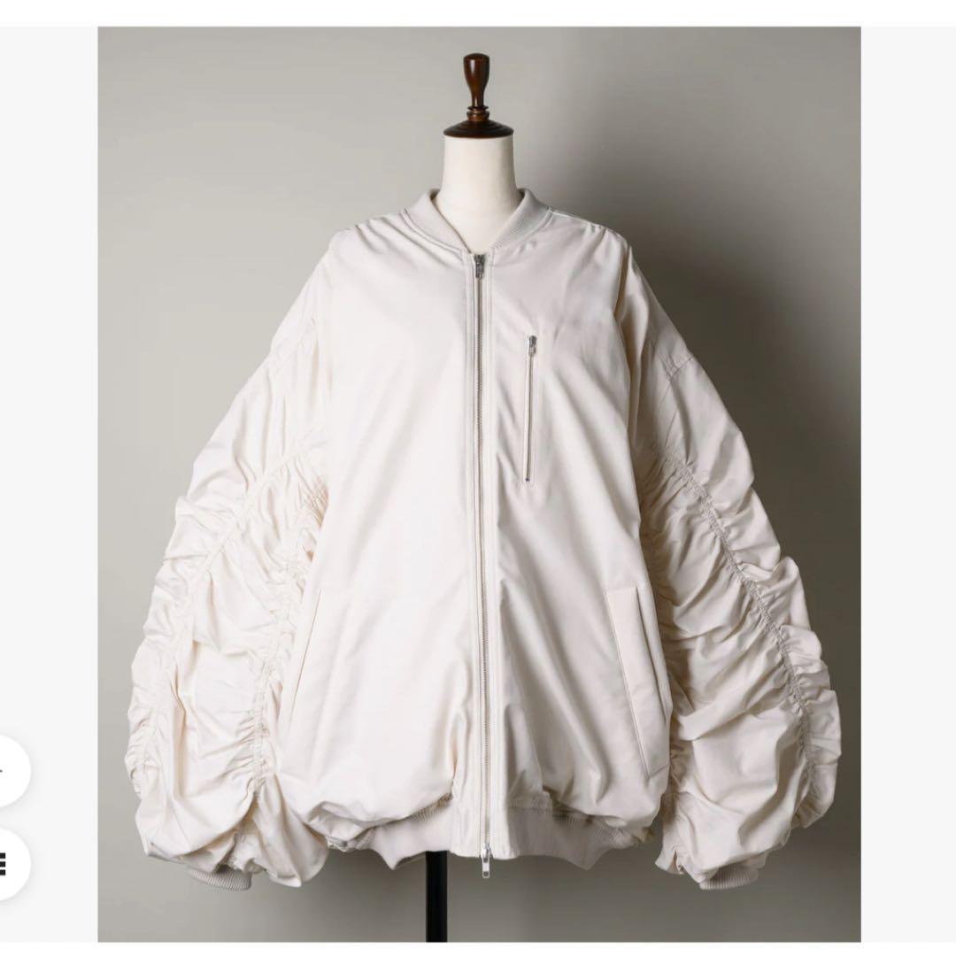 【美品】La BeLLE ETUDE ギャザーボリュームキルトライナーMA-1