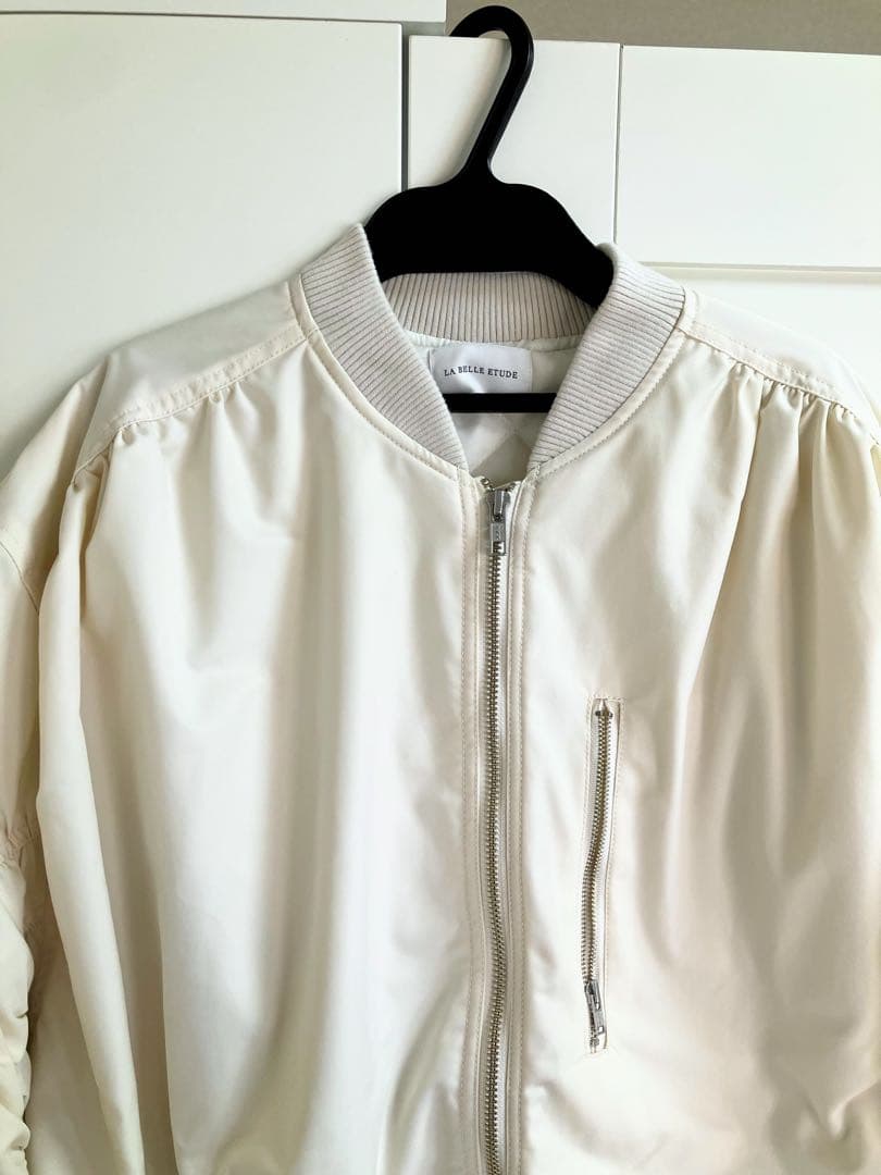 【美品】La BeLLE ETUDE ギャザーボリュームキルトライナーMA-1