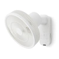 シロカ DCモーター搭載・リモコン式壁掛け扇風機 SF-W171E5(W)