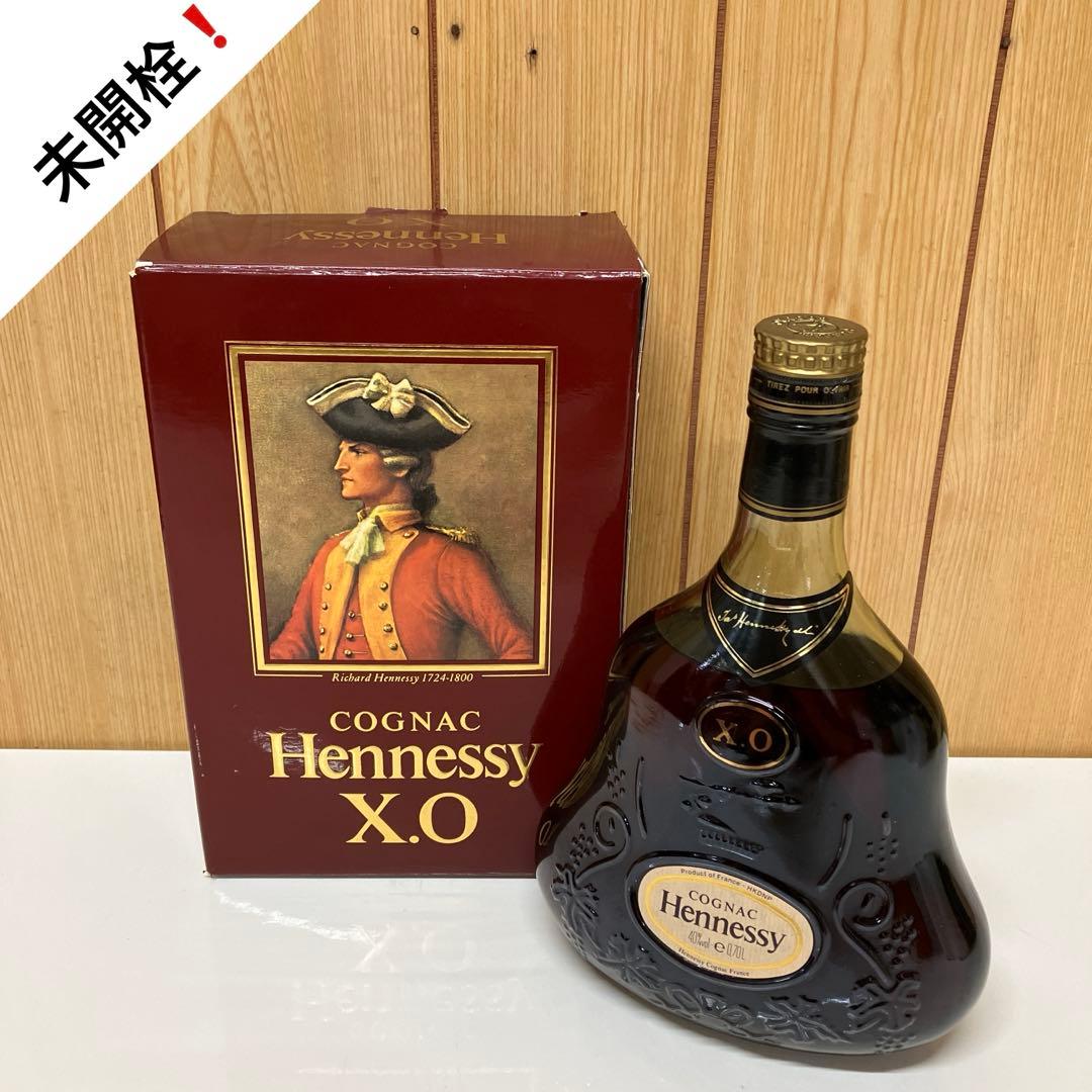 ES041【未開栓】　ヘネシー Hennessy X.O グリーンボトル 金