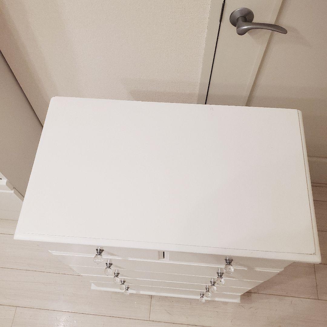 【サクラサク】クラシック調♡5段チェスト♡クリスタル取っ手