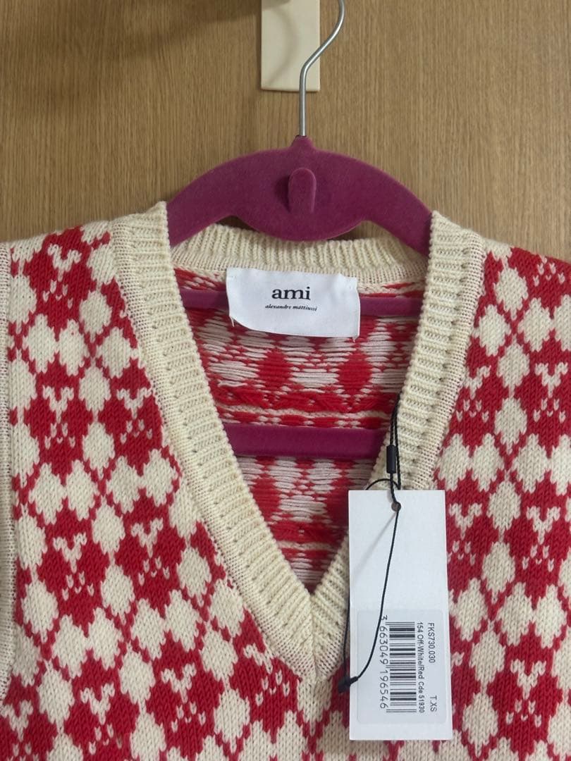 amiparis アミパリス ニットベスト新品未使用 xs