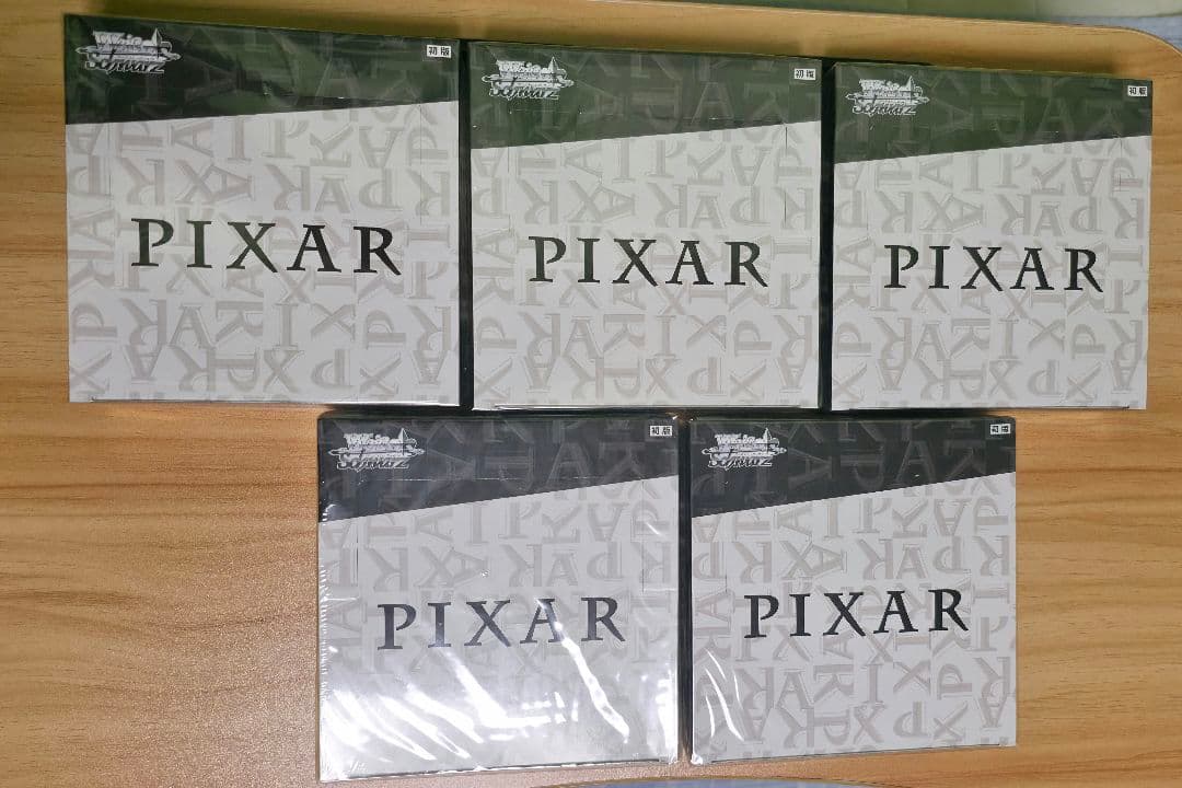 PIXAR ヴァイスシュヴァルツ初版　未開封box　シュリンク付き　5box