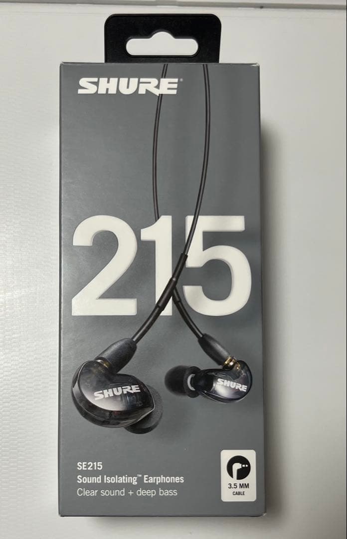 SHURE シュア イヤホン SE215-K-A
