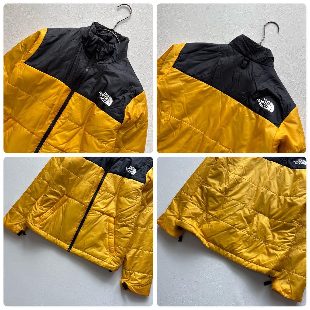 02140-4 ノースフェイス　スノボウェア　ダウンジャケット　イエロー