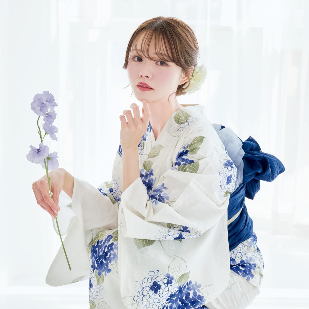 新品 浴衣 セット 浴衣セット ゆかた レディース 大人 紫陽花 Y5-15