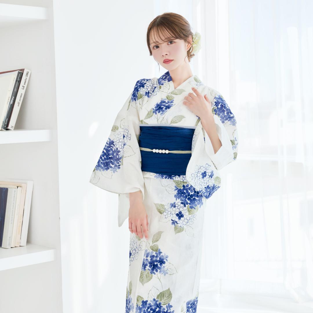 新品 浴衣 セット 浴衣セット ゆかた レディース 大人 紫陽花 Y5-15