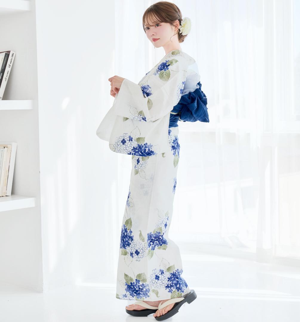新品 浴衣 セット 浴衣セット ゆかた レディース 大人 紫陽花 Y5-15