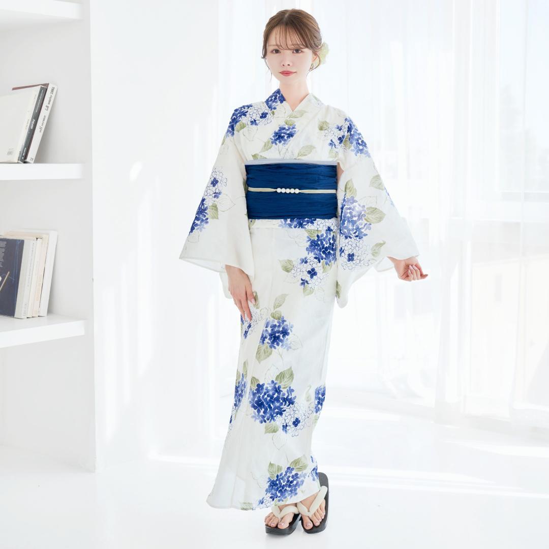 新品 浴衣 セット 浴衣セット ゆかた レディース 大人 紫陽花 Y5-15