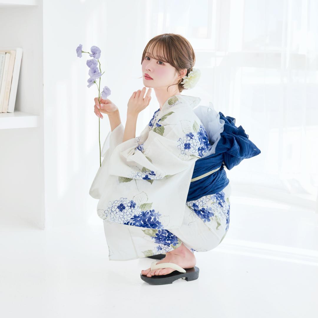新品 浴衣 セット 浴衣セット ゆかた レディース 大人 紫陽花 Y5-15
