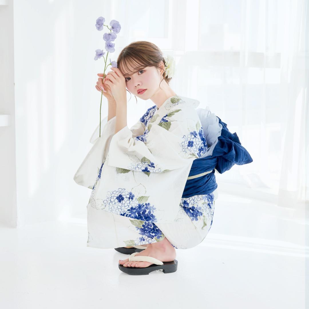 新品 浴衣 セット 浴衣セット ゆかた レディース 大人 紫陽花 Y5-15