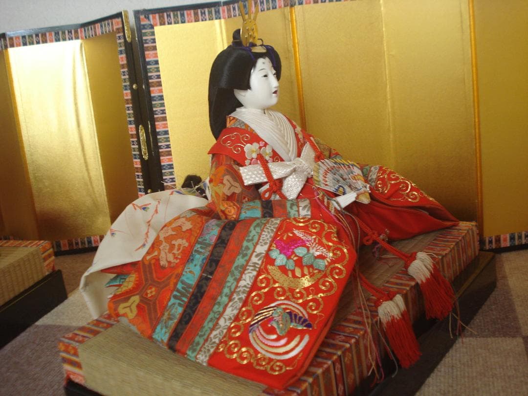 雛人形　昭和レトロ　親王飾り　ヴィンテージ　古い人形　古今雛