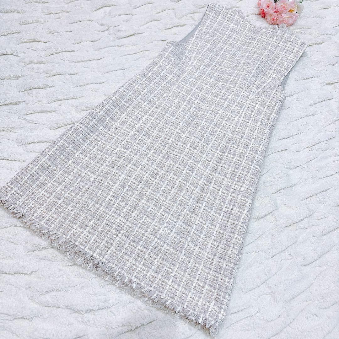 【美品】マルイ限定　ジャスグリッティー　ミックスツイードワンピース 2