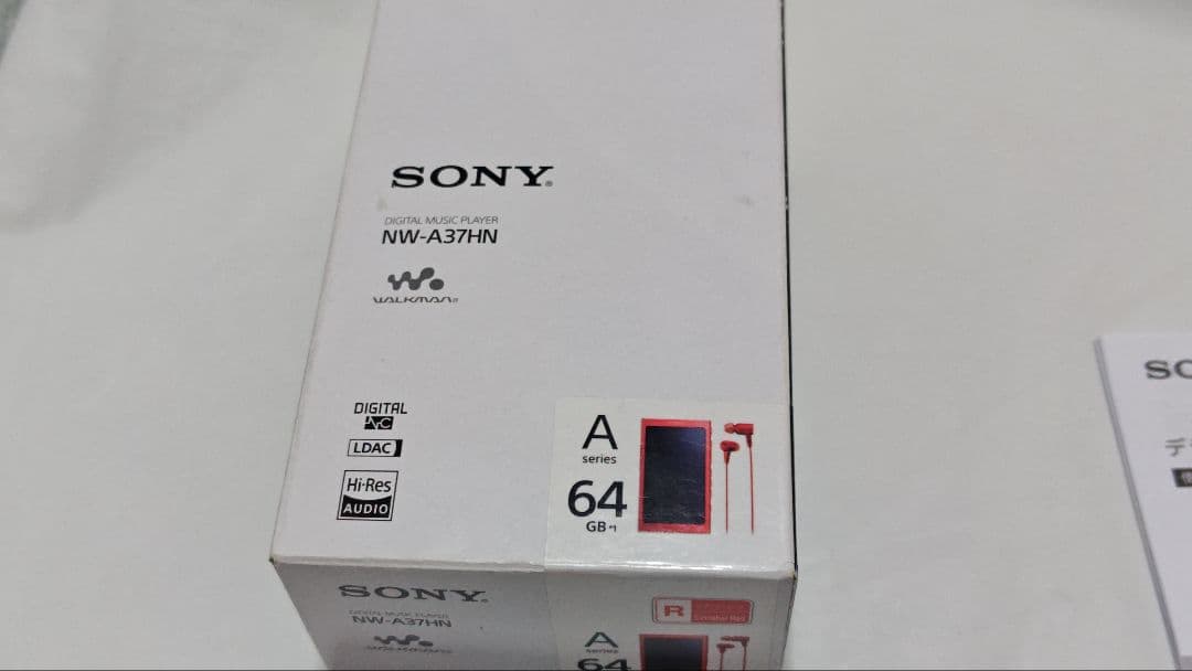 SONY NW-A37HN シナバーレッド ウォークマン