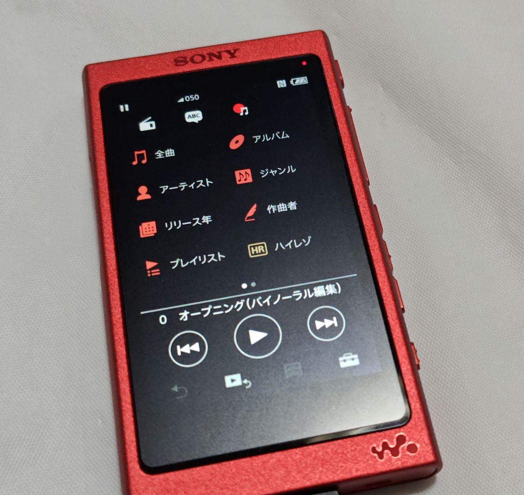SONY NW-A37HN シナバーレッド ウォークマン