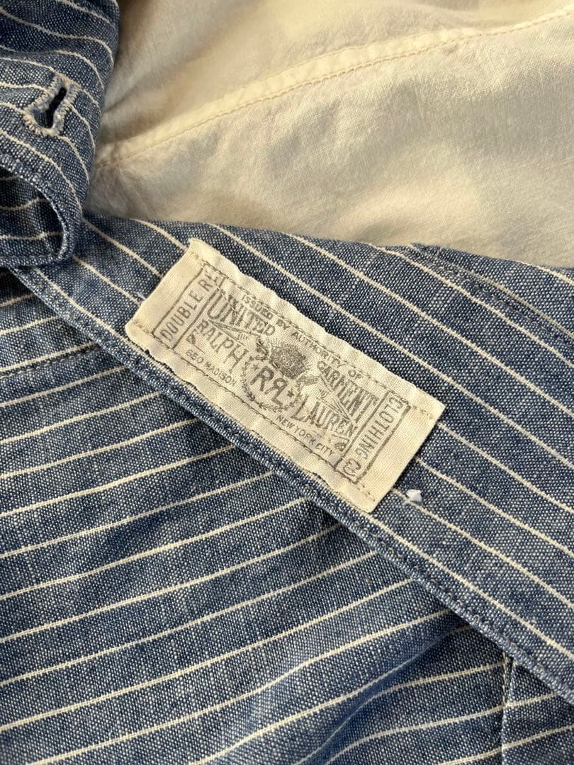 RRL STRIPE VEST ダブルアールエル ストライプ ベスト Sサイズ