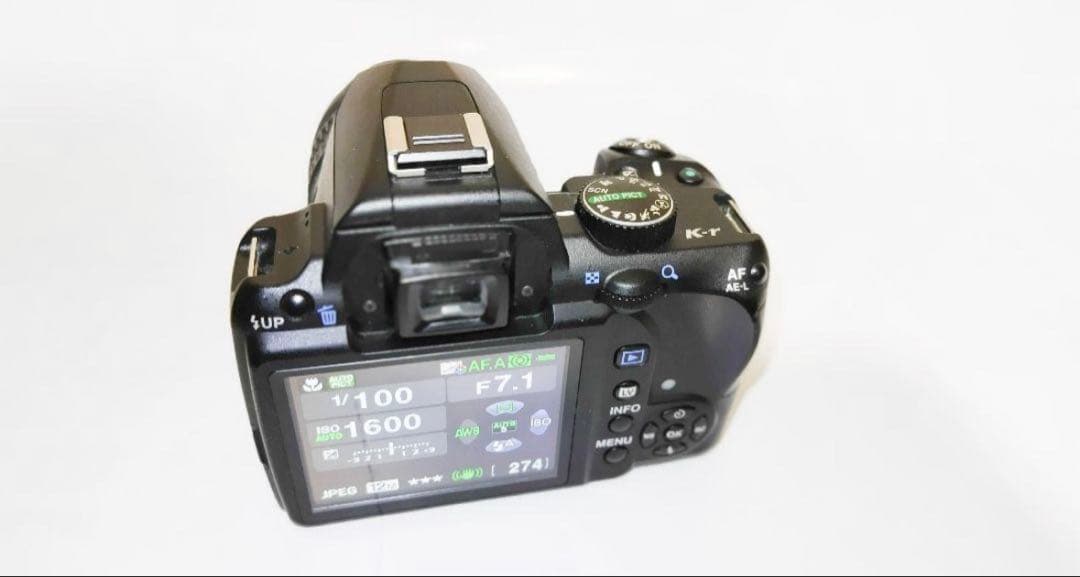 ◆ PENTAX k-r ズームレンズ18-55mm 単三電池用フォルダ付