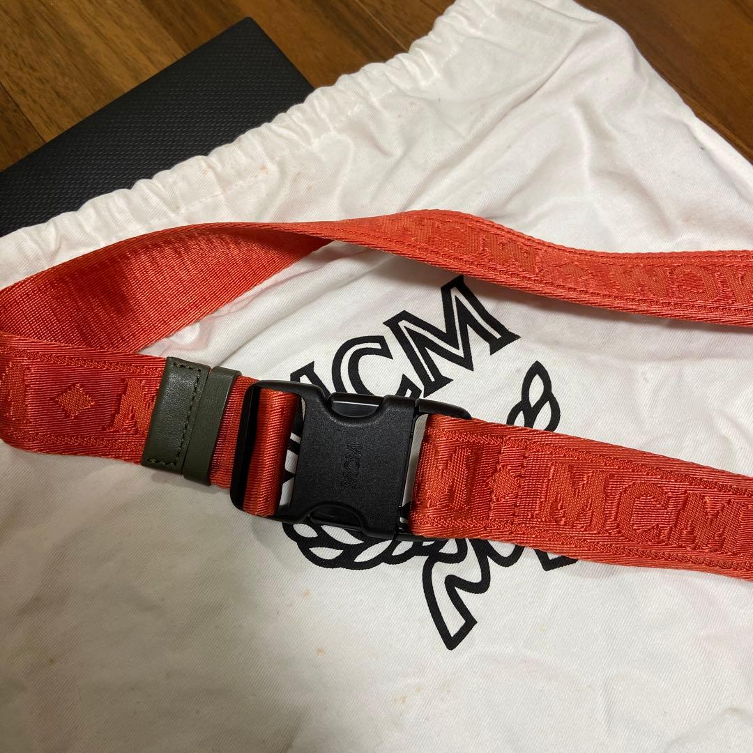 MCM エムシーエム ウエストバッグ オリーブ グリーン