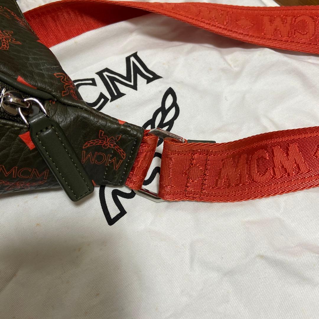 MCM エムシーエム ウエストバッグ オリーブ グリーン