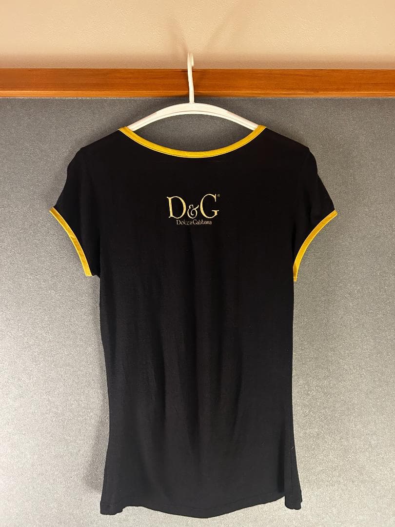 Dolce & Gabban　スパンコール グラフィック Tシャツ