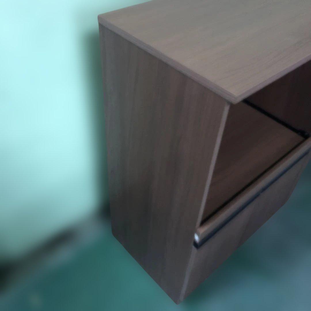 ニトリ レンジ台 フォルムN RE9090G 食器棚 ブラウン