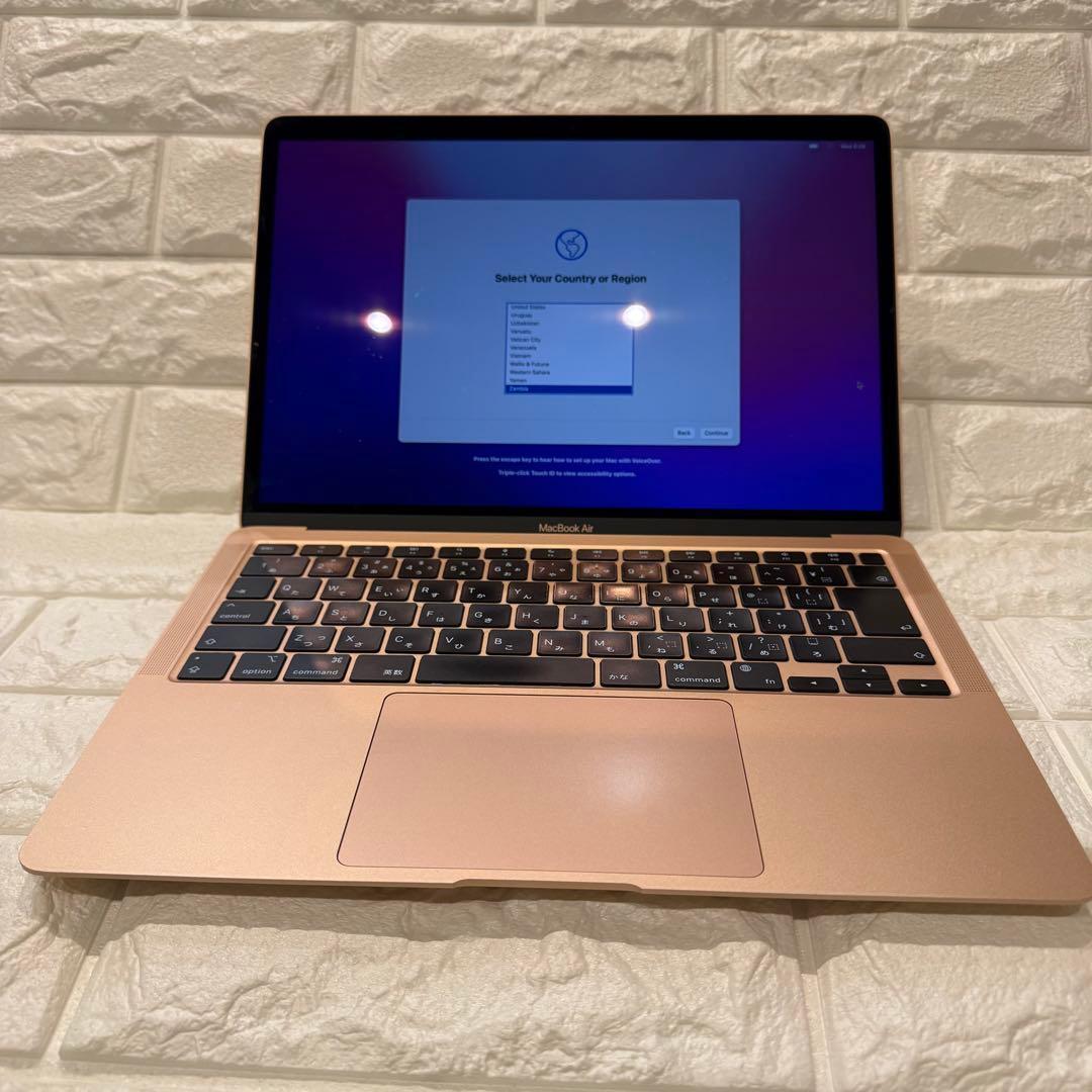 【美品】MacBook Air M1 2020 256GB メモリ8GB ローズ